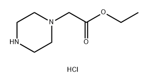ethyl 2-(piperazin-1-yl)acetate hydrochloride Structural