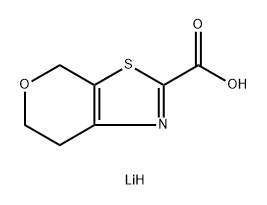 lithium(1+) ion 4H,6H,7H-pyrano[4,3-d][1,3]thiazole-2-carboxylate Structural