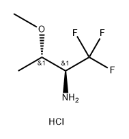 rac-(2R,3R)-1,1,1-trifluoro-3-methoxybutan-2-amin
e hydrochloride Structural