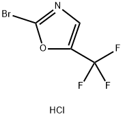 Oxazole, 2-bromo-5-(trifluoromethyl)-, hydrochloride (1:1) Structural