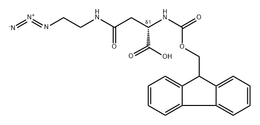 Fmoc-L-Asn(EDA-N3)-OH Structural