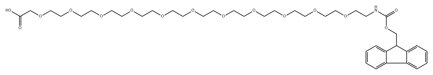 Fmoc-NH-PEG11-CH2COOH Structural