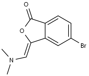 1(3H)-Isobenzofuranone, 5-bromo-3-[(dimethylamino)methylene]-, (3Z)- Structural