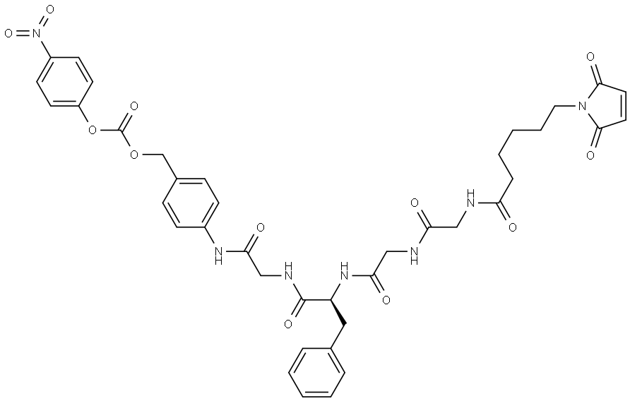MC-Gly-Gly-Phe-Gly-PAB-PNP Structural