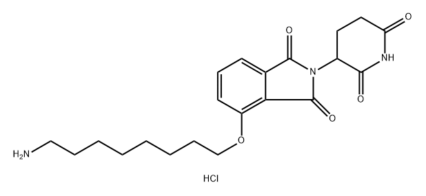 1H-Isoindole-1,3(2H)-dione, 4-[(8-aminooctyl)oxy]-2-(2,6-dioxo-3-piperidinyl)-, hydrochloride (1:1)