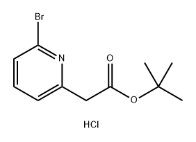 tert-butyl 2-(6-bromopyridin-2-yl)acetate hydrochloride Structural