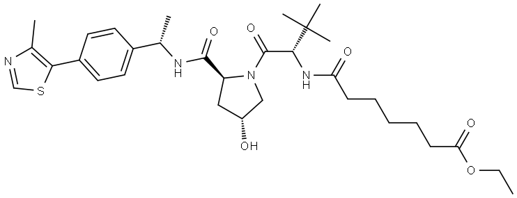 (S,R,S)-AHPC-Me-C7 ester Structural