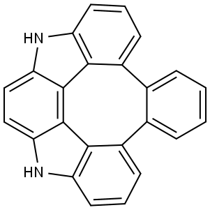 1,4-Dihydro-1,4-diazadicyclopenta[def,jkl]tetraphenylene Structural