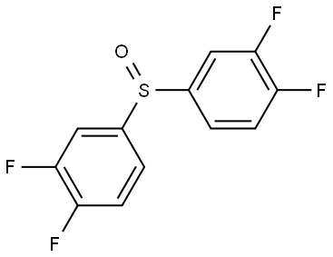 4,4'-Sulfinylbis(1,2-difluorobenzene) Structural