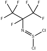 S,S-dichloro-N-[[]tetrafluoro-1-(trifluoromethyl)-ethysulfilimine Structural