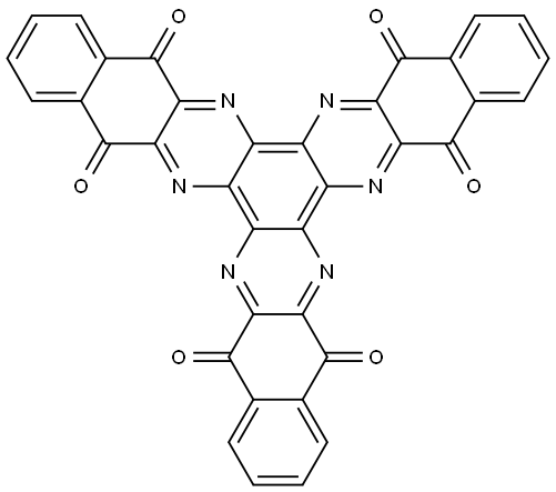 Benzo[i]bisbenzo[6,7]quinoxalino[2,3-a:2′,3′-c]phenazine-5,8,13,16,21,24-hexone Structural