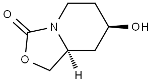 3H-Oxazolo[3,4-a]pyridin-3-one, hexahydro-7-hydroxy-, (7R,8aS)- Structural