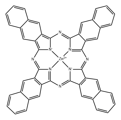 Zinc, [37H,39H-tetranaphtho[2,3-b:2',3'-g:2'',3''-l:2''',3'''-q]porphyrazinato(2-)-κN37,κN38,κN39,κN40]-, (SP-4-1)- Structural