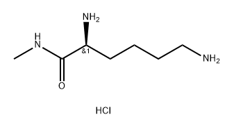 H-Lys-Nhme Dihydrochloride Structural