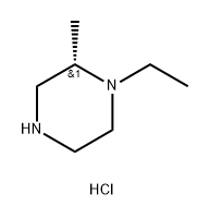 Piperazine, 1-ethyl-2-methyl-, hydrochloride (1:2), (2S)- Structural