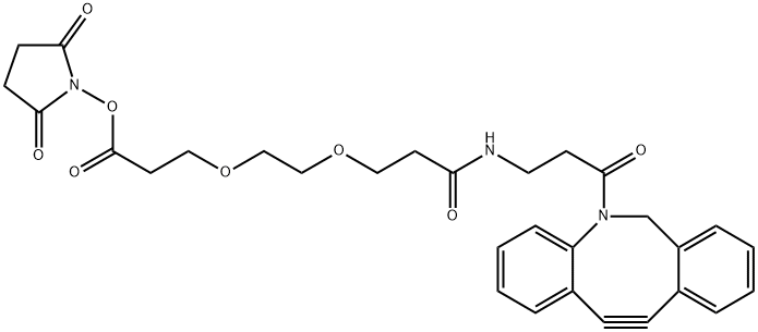 DBCO-NHCO-PEG2-NHS Ester Structural