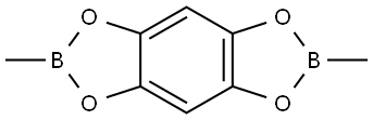 Benzo[1,2-d:4,5-d′]bis[1,3,2]dioxaborole, 2,6-dimethyl- Structural