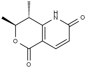 2H-Pyrano[4,3-b]pyridine-2,5(1H)-dione, 7,8-dihydro-7,8-dimethyl-, (7R,8S)-rel- Structural