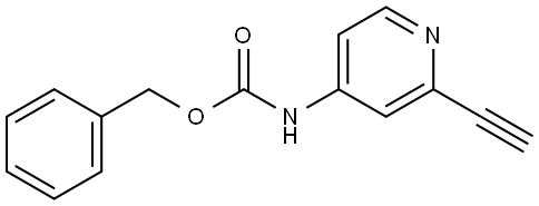 Benzyl (2-ethynylpyridin-4-yl)carbamate Structural