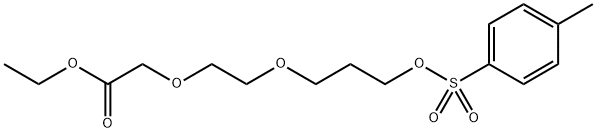 Ethyl 2-(2-(3-(tosyloxy)propoxy)ethoxy)acetate Structural
