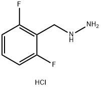 Hydrazine, [(2,6-difluorophenyl)methyl]-, hydrochloride (1:1) Structural