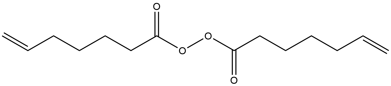 Peroxide, bis(1-oxo-6-heptenyl) (9CI) Structural