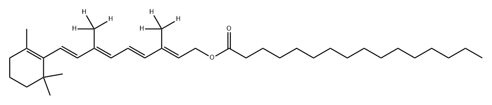 Vitamin A palmitate D6 (19,19,19,20,20,20-D6) Structural