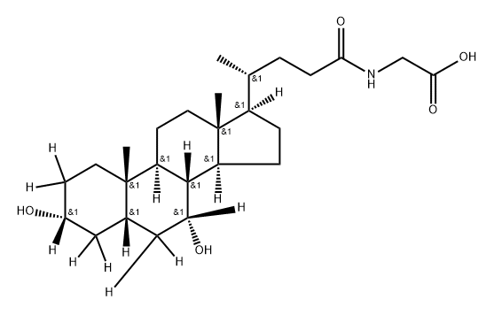GLYCOCHENODEOXYCHOLIC ACID (2,2,3,4,4,6,6,7,8-D9, 98%) CHEMICAL PURITY 97% Structural