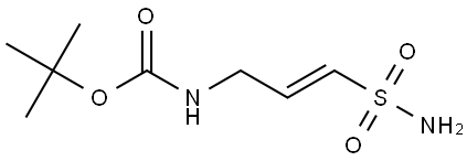 (E)-tert-Butyl (3-sulfamoylallyl)carbamate Structural
