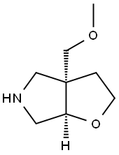 rel-(3aR,6aR)-3a-(Methoxymethyl)hexahydro-2H-furo[2,3-c]pyrrole Structural