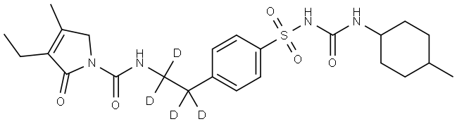 Glimepiride-d4 Structural