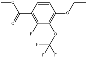 Methyl 4-ethoxy-2-fluoro-3-(trifluoromethoxy)benzoate Structural