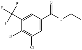 Ethyl 3,4-dichloro-5-(trifluoromethyl)benzoate Structural