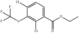 Ethyl 2,4-dichloro-3-(trifluoromethoxy)benzoate Structural