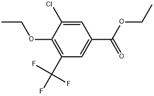 Ethyl 3-chloro-4-ethoxy-5-(trifluoromethyl)benzoate Structural