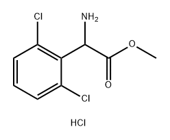 METHYL 2-AMINO-2-(2,6-DICHLOROPHENYL)ACETATE HYDROCHLORIDE Structural