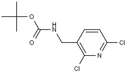 tert-butyl N-[(2,6-dichloropyridin-3-yl)methyl]carbamate Structural
