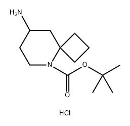 tert-Butyl 8-amino-5-azaspiro[3.5]nonane-5-carboxylate hydrochloride Structural