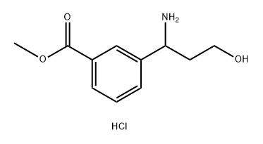 METHYL 3-(1-AMINO-3-HYDROXYPROPYL)BENZOATE HYDROCHLORIDE