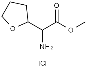 methyl 2-amino-2-(oxolan-2-yl)acetate hydrochloride Structural