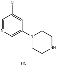 Piperazine, 1-(5-chloro-3-pyridinyl)-, hydrochloride (1:2) Structural