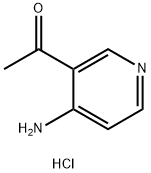 Ethanone, 1-(4-amino-3-pyridinyl)-, hydrochloride (1:1) Structural