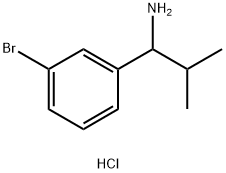 Benzenemethanamine, 3-bromo-α-(1-methylethyl)-, hydrochloride (1:1) Structural