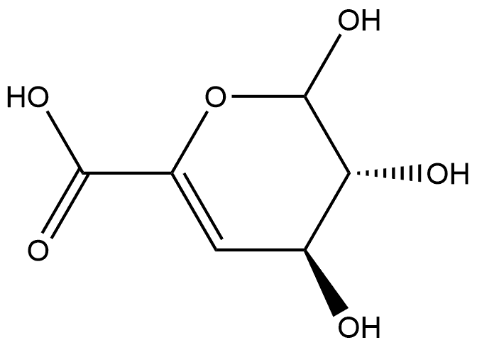 L-threo-Hex-4-enopyranuronic acid, 4-deoxy- Structural