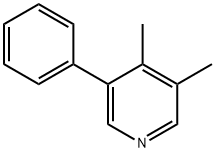 Pyridine, 3,4-dimethyl-5-phenyl- Structural