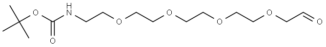 BocHN-PEG4-CH2CHO Structural