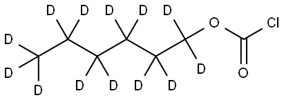 n-Hexyl-d13 Chloroformate Structural