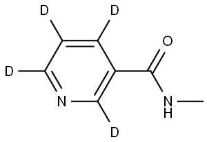N-Methylnicotinamide-d4 Structural