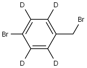 4-Bromobenzyl-2,3,5,6-D4 Bromide Structural