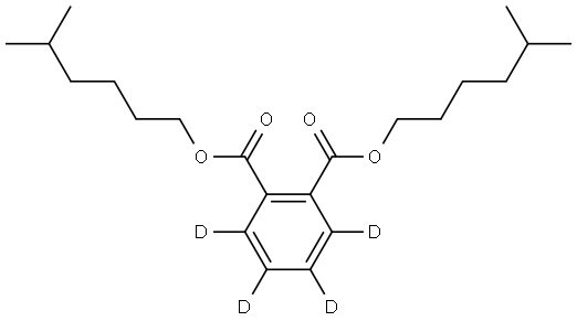 Bis(5-methylhexyl) Phthalate-3,4,5,6-D4 Structural